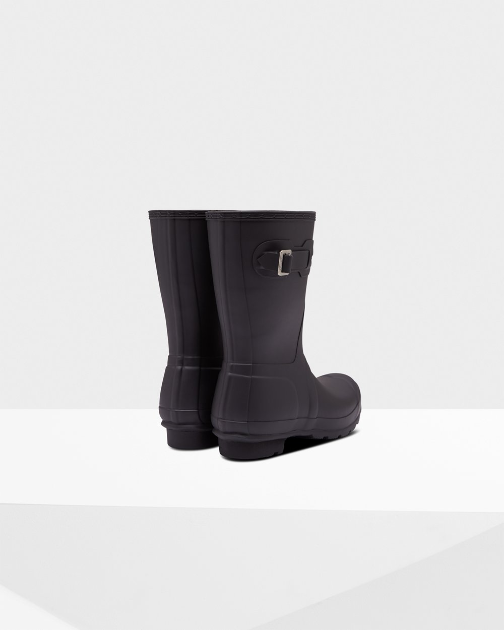 Women Hunter Original Insulated | Short Rain Boots Black | NZ-90312-UABR